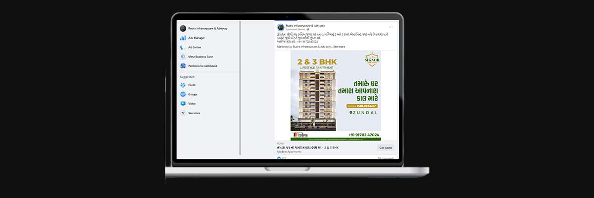 Facebook ads - Realestate industri